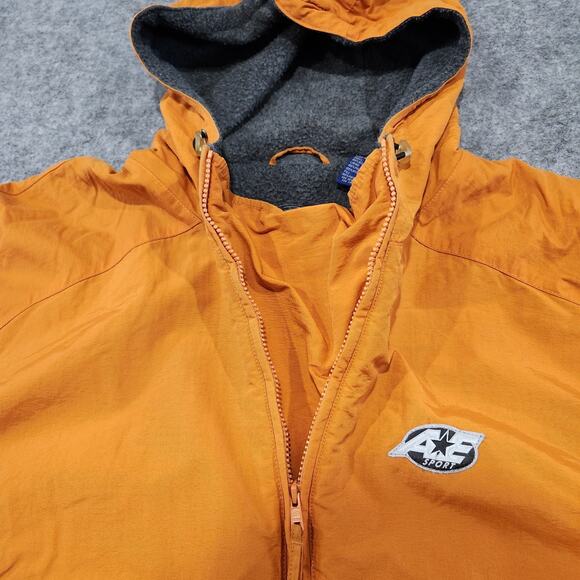 VTG American Eagle AE Performance Mens L Large Fleece Lined Anorak Windbreaker - Picture 6 of 16